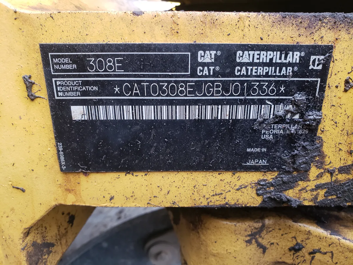 2013 Cat 308E — view 3