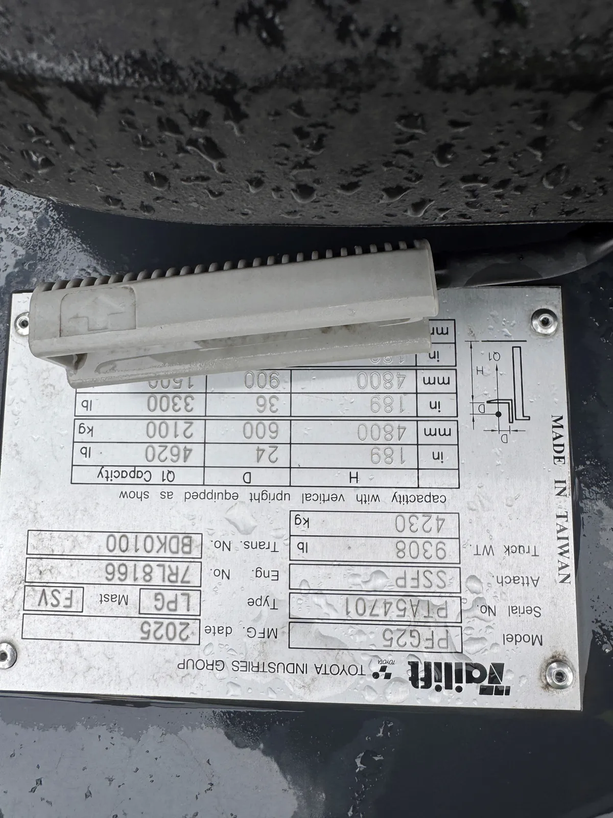 2025 Tailift PFG25-PS — view 5